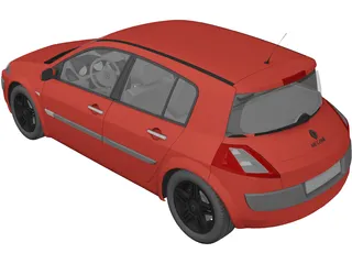 Renault Megane 3D Model preview