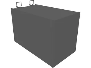 Container 3D Model preview