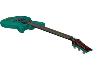 Paul Reed Smith Guitar 3D Model preview