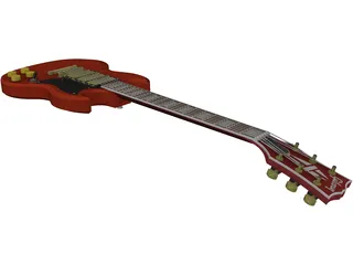 Gibson SG Custom Guitar 3D Model preview