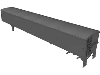 Wilson Grain Trailer 3D Model preview