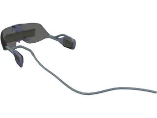 3D Glasses 3D Model preview