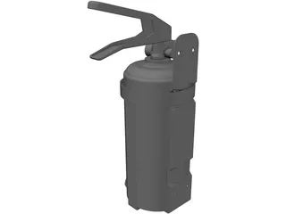 Fire Extinguiser 3D Model preview