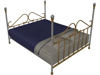 Bed 3D Model preview