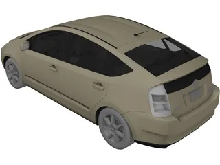Toyota Prius 3D Model preview