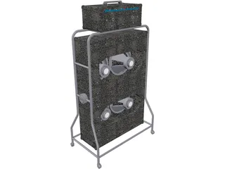 Vox Guitar Amp 3D Model preview