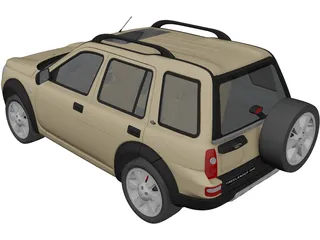 Land Rover Freelander Td4 (2004) 3D Model preview