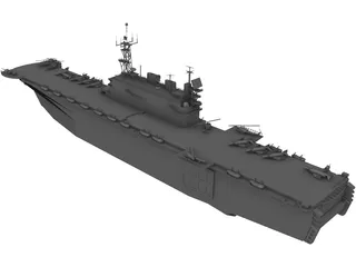 Aircraft Carrier 3D Model preview