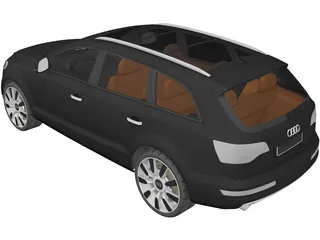 Audi Q7 (2009) 3D Model preview