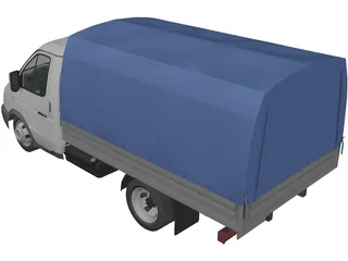 GAZ 3302 3D Model preview