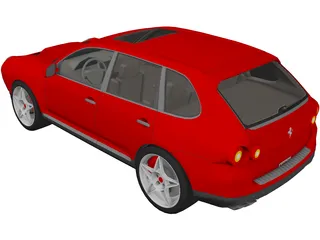 Ferrari SUV Concept 3D Model preview
