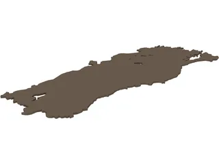Map of Turkey 3D Model preview