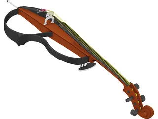 Electronic Cello 3D Model preview