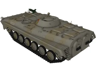 BMP-1 Russia 3D Model preview