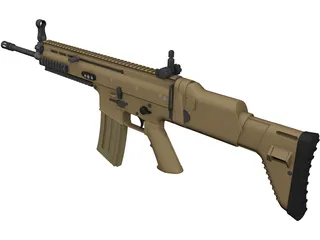 Gun Automatshe 3D Model preview