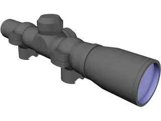Barska AC10842 Rifle Scope 3D Model preview