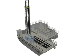 Drill and Mud Units 3D Model preview