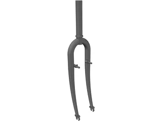 Bicycle Front Fork 3D Model preview