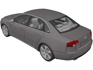 Audi S4 3D Model preview