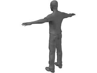 Man 3D Model preview