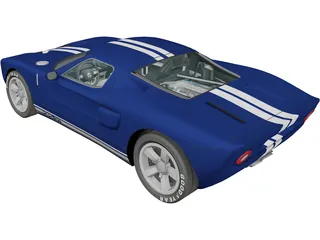 Ford GT40 3D Model preview
