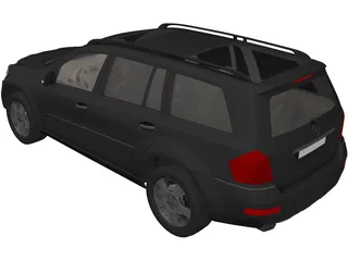 Mercedes-Benz GL-class 3D Model preview