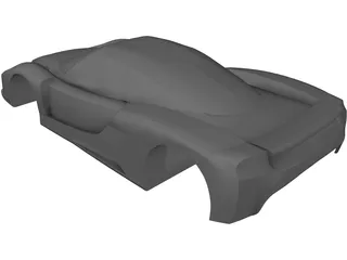 Ferrarri Enzo Body 3D Model preview