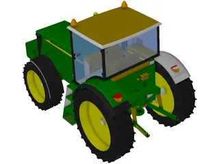 John Deere 7920 Tractor 3D Model preview