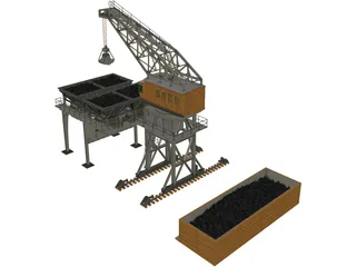Crane 3D Model preview