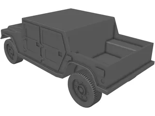 Hummer H1 3D Model preview