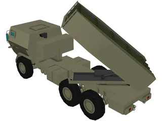 USMC High Mobility Artillery Rocket System (HIMARS) 3D Model preview