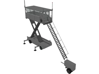 Mobile Air Traffic Control 3D Model preview