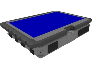 Tectra Getac v100 Laptop 3D Model preview