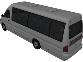 Mercedes-Benz Microbus 3D Model preview