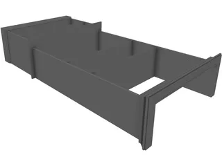 Bookcase 3D Model preview