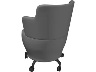 Tarn Orangebox Chair 3D Model preview