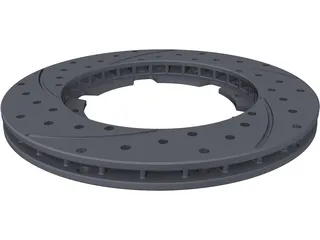 Disc Brake Rotor 3D Model preview