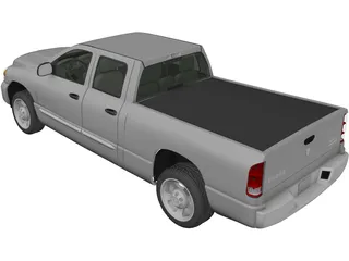 Dodge Ram Crew Cab 1500 (2007) 3D Model preview