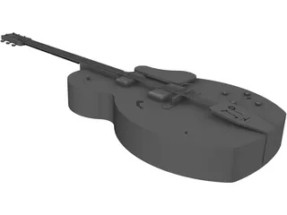 Guitar 3D Model preview
