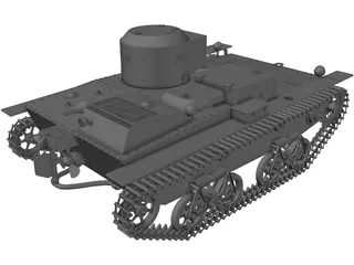 T-38 3D Model preview