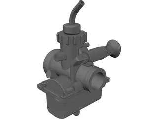 Carburetor Yamaha DT LC 3D Model preview