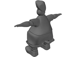 Fatty Boy 3D Model preview