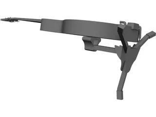 Guitar Jazz 3D Model preview