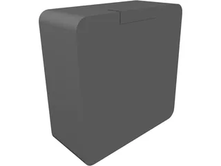 Desk Clock 3D Model preview