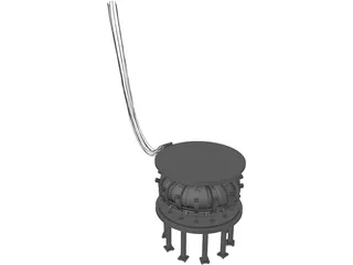 Atom Accelerator Machine 3D Model preview