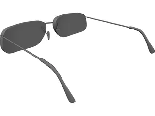 Carbon Glasses 3D Model preview