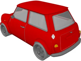 Mini Cooper 3D Model preview