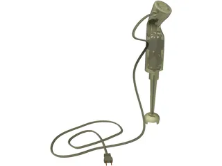 Hand Mixer Moulinex 3D Model preview