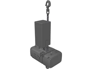 C.O.W. Chainhoist 1000kgs 3D Model preview