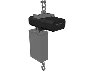 Chainmaster Chainhoist 1000kgs 3D Model preview
